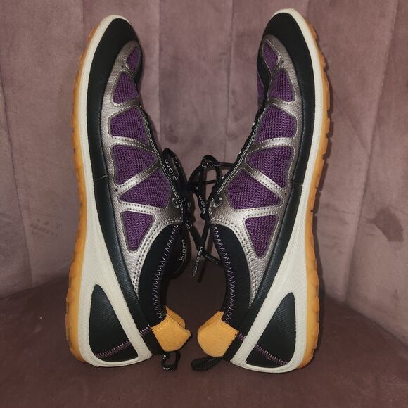 Ecco Biom Natural Motion Performance Shoes Size 40 Purple Gray Black - Picture 6 of 7
